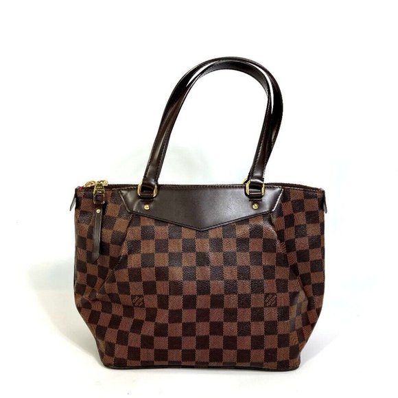 LOUIS VUITTON Damier Westminster PM Tote Bag DamierCanvas Brown - Picture 9 of 12